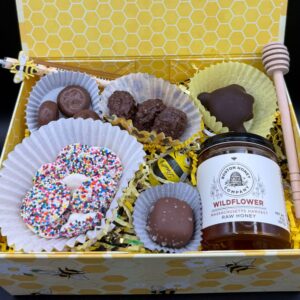 Chocolate Sampler Box w/Honey